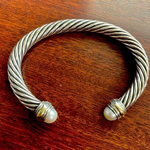 David Yurman Cable Classic w/ Pearls